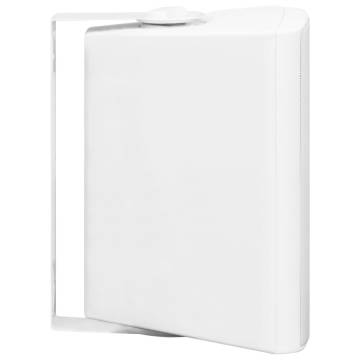 Wall-Mounted Stereo Speakers - 120W Indoor/Outdoor - White