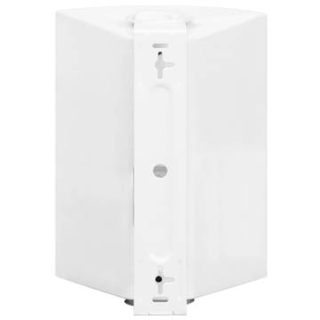 Wall-Mounted Stereo Speakers - 120W Indoor/Outdoor - White