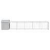 Durable Light Grey Chicken Cage with Run | HipoMarket UK