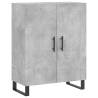 Stylish Highboard Concrete Grey - 69.5x34x180 cm | HipoMarket