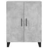 Stylish Highboard Concrete Grey - 69.5x34x180 cm | HipoMarket