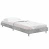 Concrete Grey Bed Frame 75x190 cm - Durable & Stylish | HipoMarket