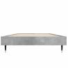 Concrete Grey Bed Frame 75x190 cm - Durable & Stylish | HipoMarket