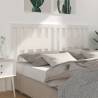 Headboard White 126x4x100 cm Solid Wood Pine Colour white Size 126 x 100 cm Quantity in Package 1 