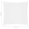 Sunshade Sail Oxford Fabric Square 2.5x2.5m – White | Hipo Market