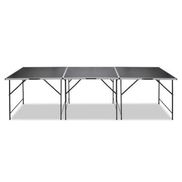 Pasting Tables Set - 3 Foldable Tables for Versatile Use