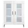 High Gloss White Sideboard - 69.5x34x90 cm | Hipomarket