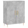 Stylish Highboard Concrete Grey - 69.5x34x180 cm | HipoMarket