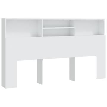 Headboard Cabinet White - Stylish & Functional Bedroom Storage