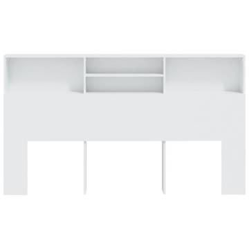 Headboard Cabinet White - Stylish & Functional Bedroom Storage