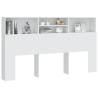 Headboard Cabinet White - Stylish & Functional Bedroom Storage