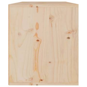 Wall Cabinet 60x30x35 cm in Solid Pinewood | Hipo Market