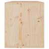 Wall Cabinet 60x30x35 cm in Solid Pinewood | Hipo Market