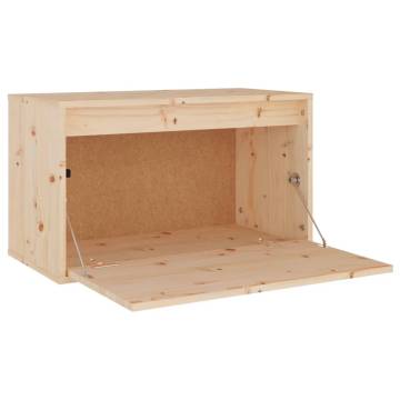 Wall Cabinet 60x30x35 cm in Solid Pinewood | Hipo Market