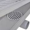 Linear Shower Drain Wave 630x140 mm - Stylish Stainless Steel