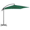 Cantilever Umbrella with Steel Pole 250x250 cm Green Colour light green Quantity in Package 1 