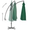 Cantilever Umbrella with Steel Pole - 250x250 cm Green