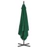 Cantilever Umbrella with Steel Pole - 250x250 cm Green