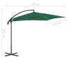 Cantilever Umbrella with Steel Pole - 250x250 cm Green