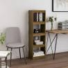 Book Cabinet Room Divider Honey Brown 40x30x135.5 cm Pinewood Colour honey brown Quantity in Package 1 Height 135.5 cm Width 40 cm 