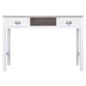 Writing Desk White 110x45x76 cm - Classic Wooden Desk