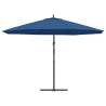 Cantilever Umbrella with Aluminium Pole 350 cm - Blue Shade