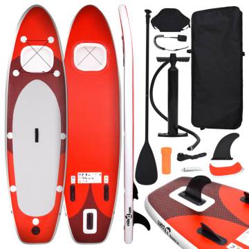 Inflatable Stand Up Paddle Board Set - Red 360x81x10 cm