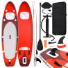 Inflatable Stand Up Paddle Board Set Red 360x81x10 cm Colour red Size 360 x 81 x 10 cm 