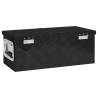 Storage Box Black 60x23.5x23 cm Aluminium - Durable & Practical