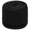 Durable 16mm Black Work Rope - 100m Polyester | HipoMarket