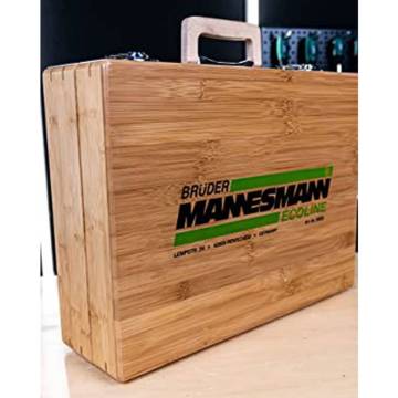 Brüder Mannesmann 108 Piece Tool Set in Bamboo Case