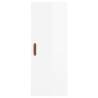 Stylish Highboard High Gloss White | 34.5x34x180 cm | HipoMarket