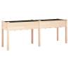 Planter with Liner - Solid Fir Wood | 203x53x76 cm