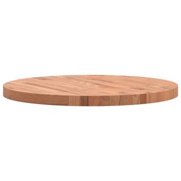 Round Solid Beech Wood Table Top Ø70x4 cm - HipoMarket