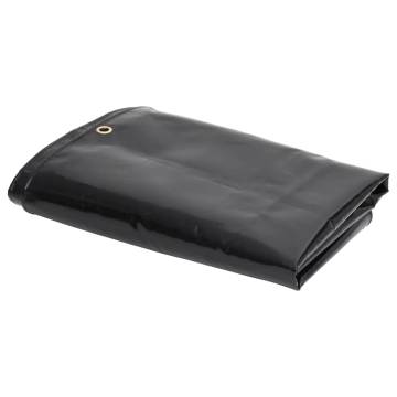 Tarpaulin 650 g/m² 3x3 m Black - Heavy-Duty Cover