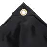 Tarpaulin 650 g/m² 3x3 m Black - Heavy-Duty Cover