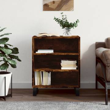 Trendy Smoked Oak Sideboard - 57x35x70 cm | Hipo Market UK