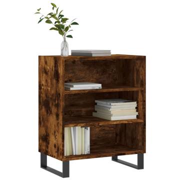 Trendy Smoked Oak Sideboard - 57x35x70 cm | Hipo Market UK