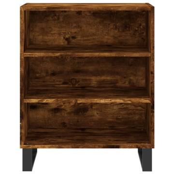 Trendy Smoked Oak Sideboard - 57x35x70 cm | Hipo Market UK