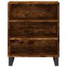 Trendy Smoked Oak Sideboard - 57x35x70 cm | Hipo Market UK