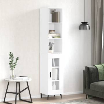 Highboard High Gloss White - Stylish Storage & Elegance | HipoMarket