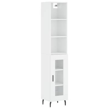 Highboard High Gloss White - Stylish Storage & Elegance | HipoMarket