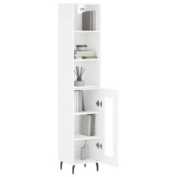 Highboard High Gloss White - Stylish Storage & Elegance | HipoMarket