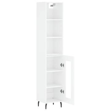 Highboard High Gloss White - Stylish Storage & Elegance | HipoMarket