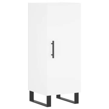 Stylish Highboard White 34.5x34x180 cm | Durable & Elegant