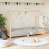 Kids Bed Frame 80x200 cm Solid Wood Pine Colour natural Size 80 x 200 cm 