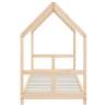 Kids Bed Frame 80x200 cm Solid Wood Pine - Hipomarket