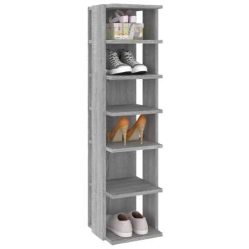 Shoe Racks 2 pcs Grey Sonoma - Space-Saving Storage Solution