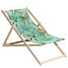 Madison Wooden Beach Chair Mauel 55x90x87 cm - Blue