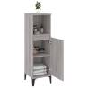 Bathroom Cabinet Grey Sonoma - 30x30x100 cm - Hipomarket